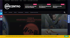 Desktop Screenshot of epicentro.tv