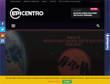 Tablet Screenshot of epicentro.tv